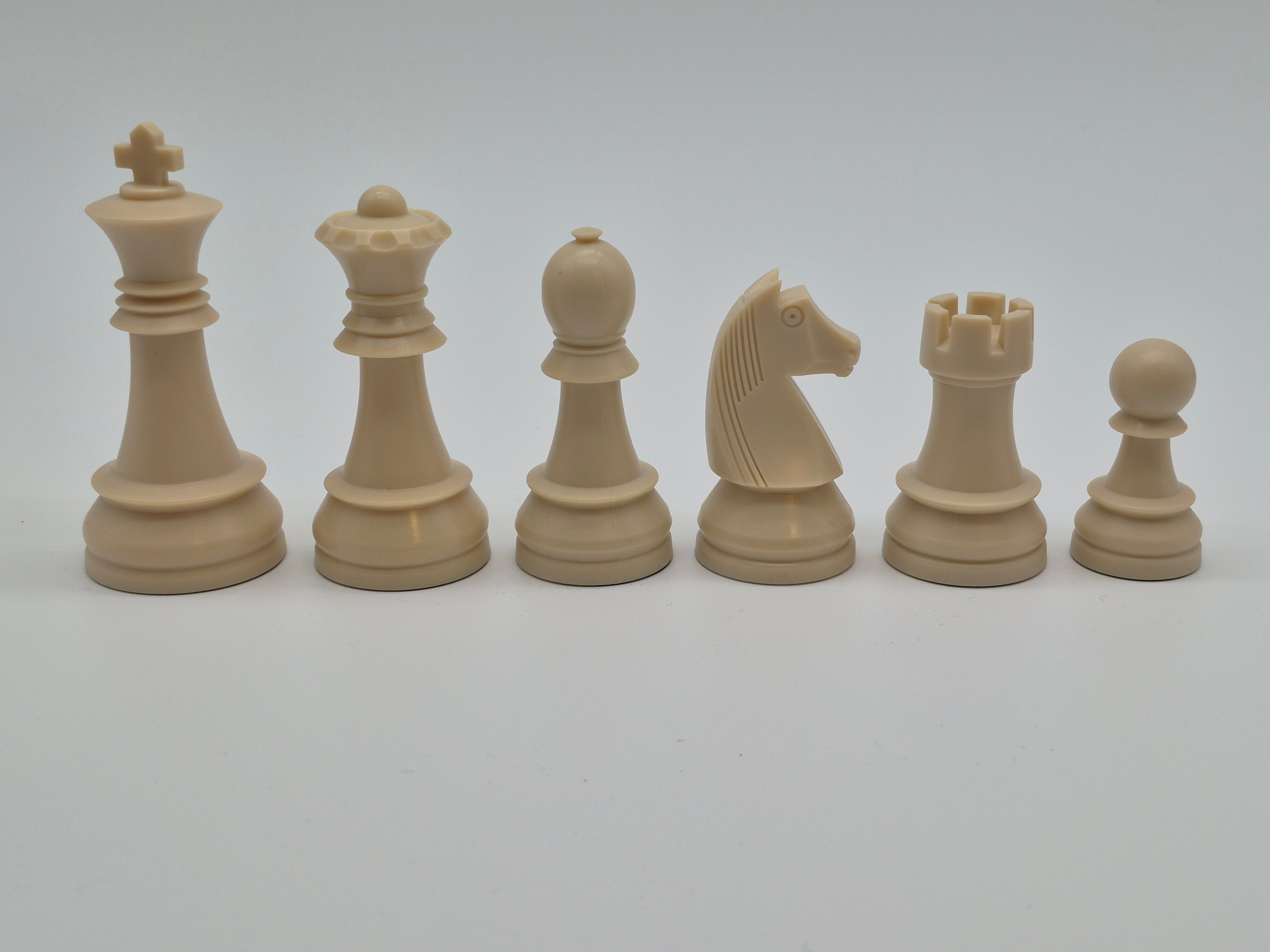 Tournament Triple Weighted Chess Pieces