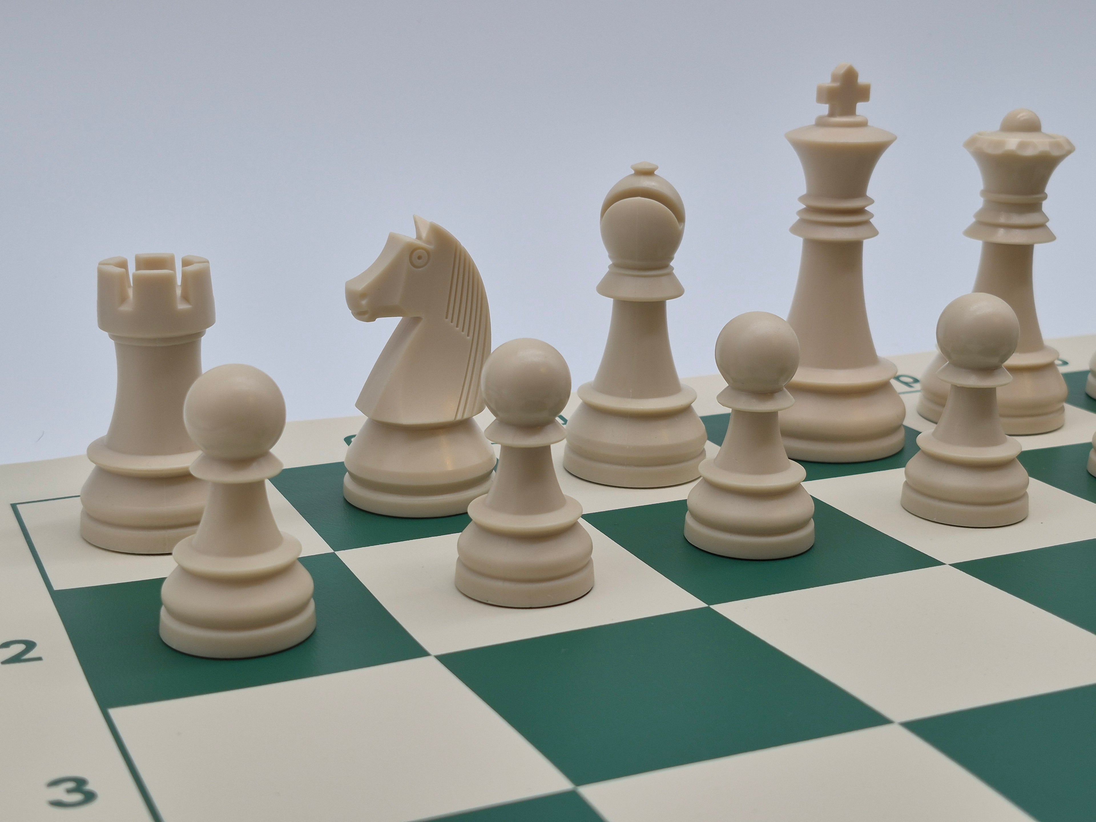 Tournament Triple Weighted Chess Pieces