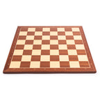 Large Mahogany Chessboard with Coordinates